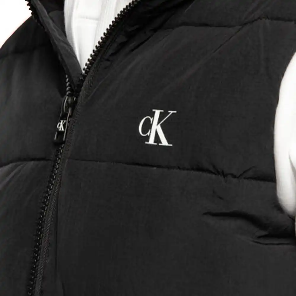 Doudoune sans manches homme Calvin Klein B&W Blanc - ZESHOES