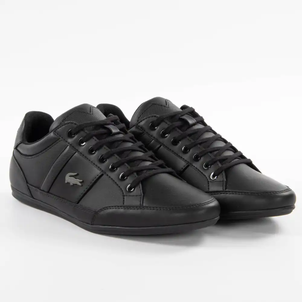 Basket de ville basse homme Lacoste Chaymon bl 1 Noir - ZESHOES