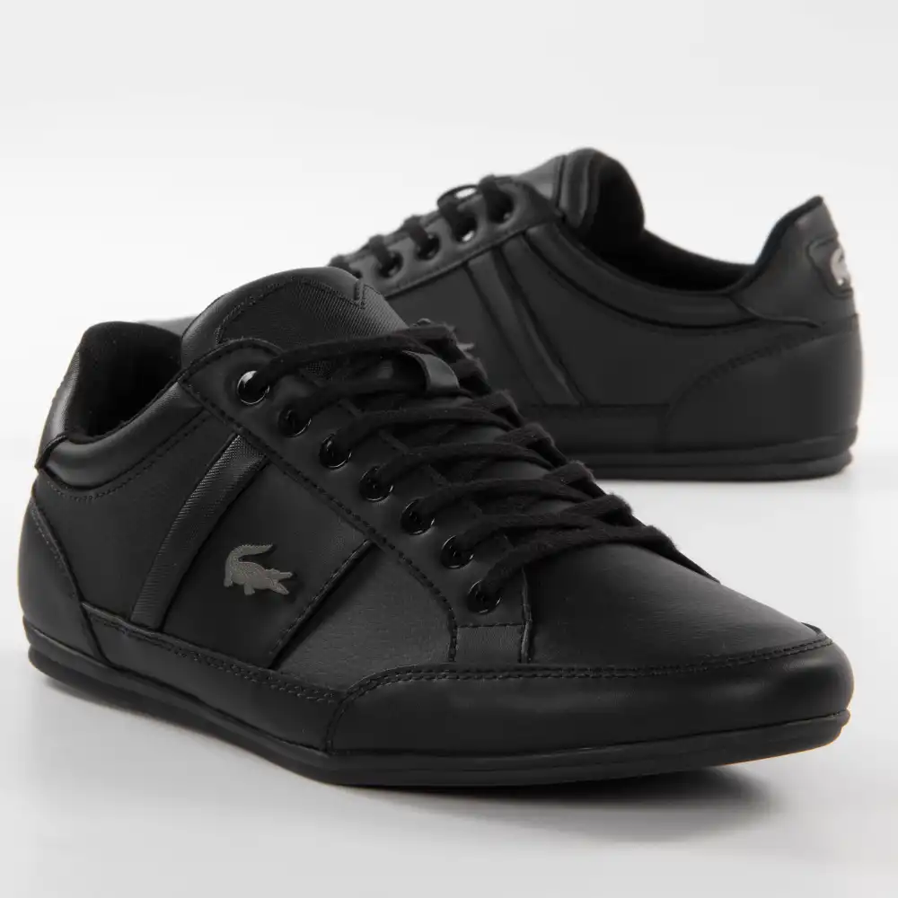 Basket de ville basse homme Lacoste Chaymon bl 1 Noir - ZESHOES