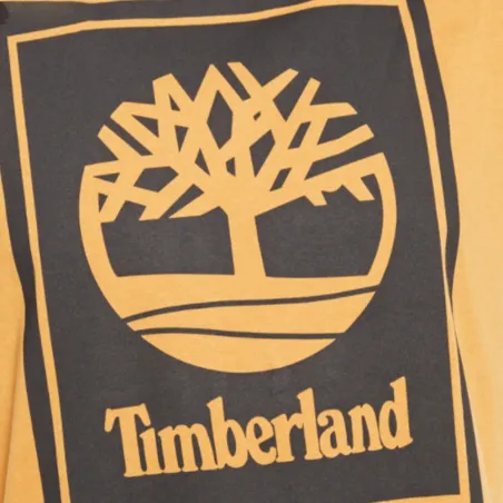 Produits victimes de leur succès Timberland Orange YC core+ stack logo tee
