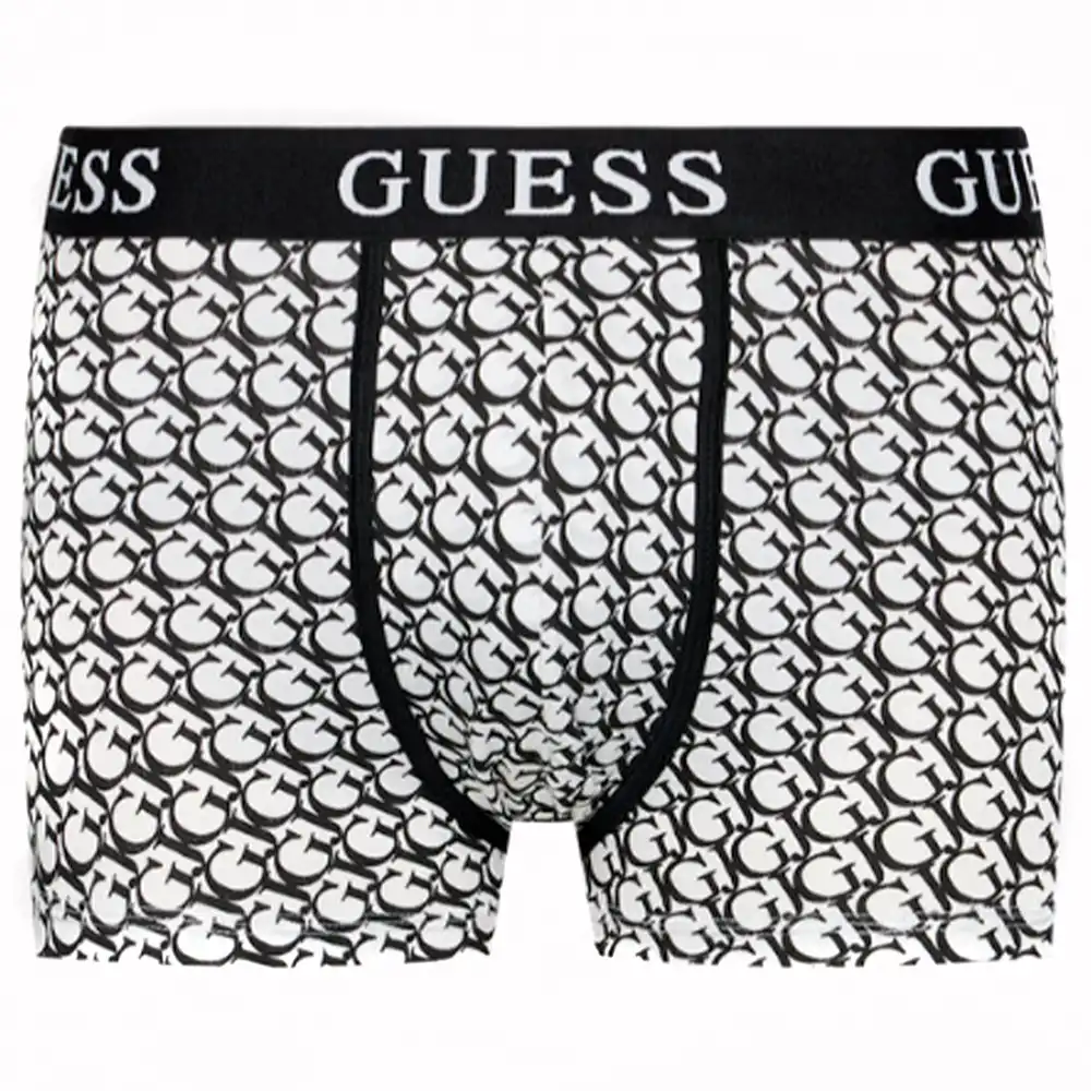 Boxer homme Guess Pack x3 unlimited logo Blanc - ZESHOES
