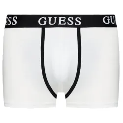 Boxer homme Guess Pack x3 unlimited logo Blanc - ZESHOES
