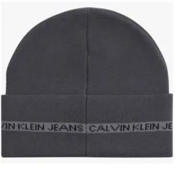 Bonnet homme Calvin Klein Unlimited logo Gris - ZESHOES