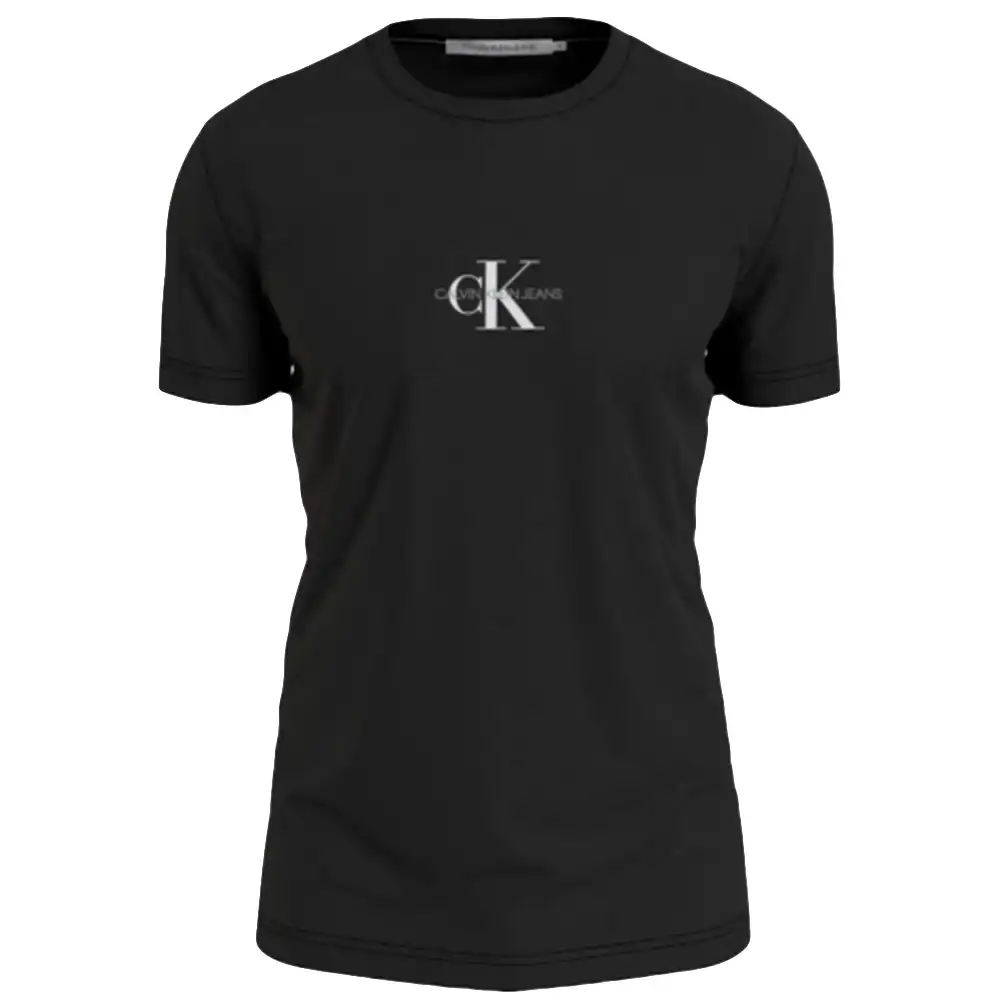 Tee shirt manche courte femme Calvin Klein New iconic essential tee Noir - ZE...