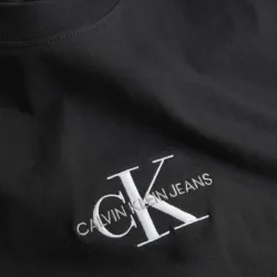 Tee shirt manche courte femme Calvin Klein New iconic essential tee Noir - ZE...