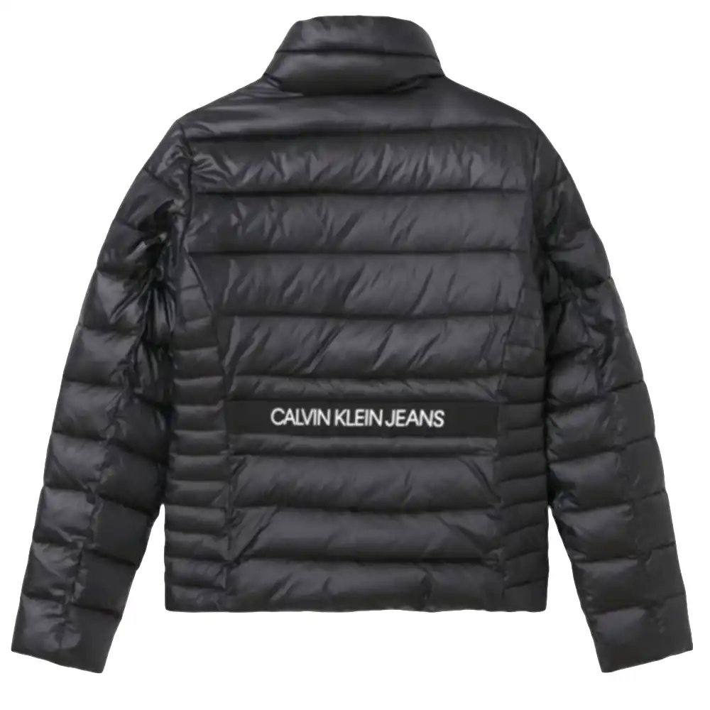 Doudoune homme Calvin Klein Elastic moto jacket Noir - ZESHOES