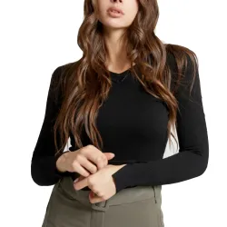 Pull femme Guess Viscose Noir - ZESHOES