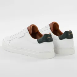 Basket de ville basse homme Schmoove Spark clay Blanc - ZESHOES