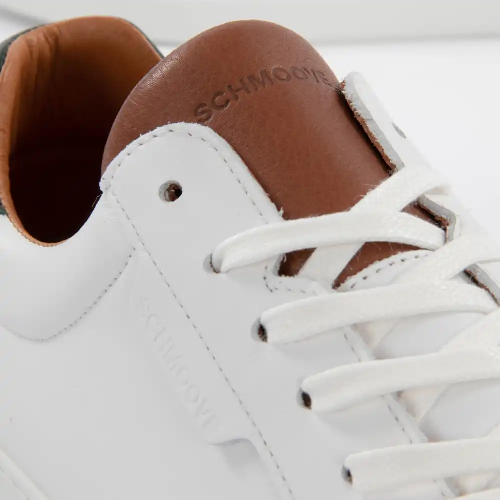 Basket de ville basse homme Schmoove Spark clay Blanc - ZESHOES