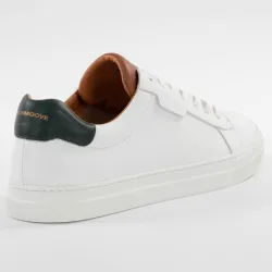 Basket de ville basse homme Schmoove Spark clay Blanc - ZESHOES