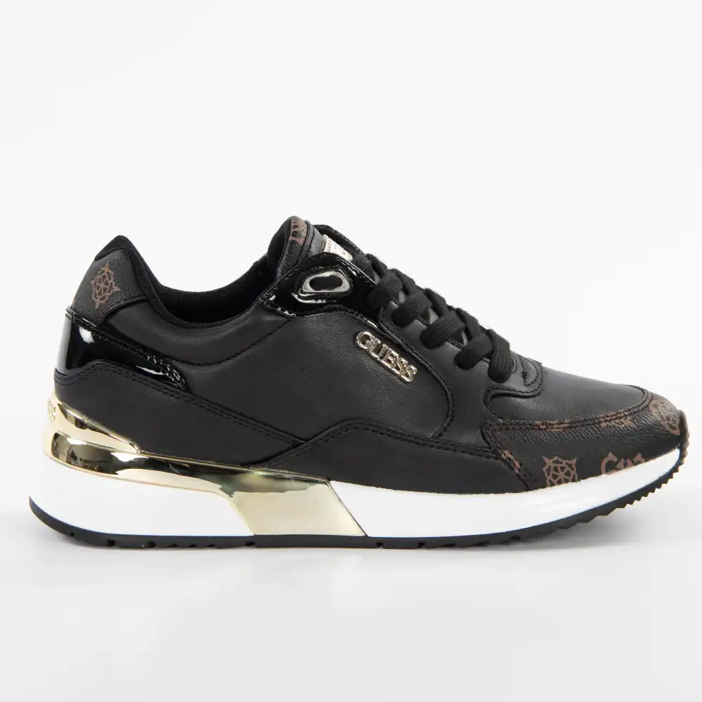 Basket basse femme Guess Moxfal Noir - ZESHOES