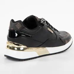 Basket basse femme Guess Moxfal Noir - ZESHOES