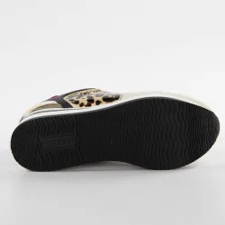 Basket basse femme Guess Hektore Leopard - ZESHOES