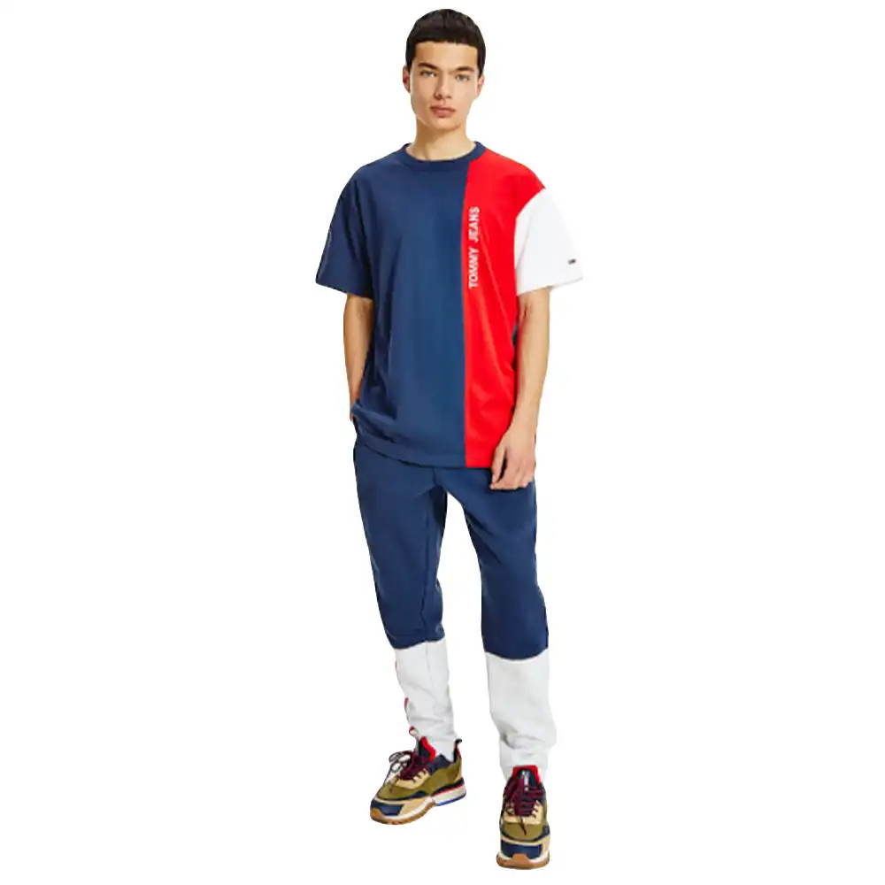 T shirt manche courte homme Tommy Jeans Colour-blocked relaxed Multicolor - Z... T shirt manche courte homme Tommy Jeans Colour-blocked relaxed Multicolor - Z...