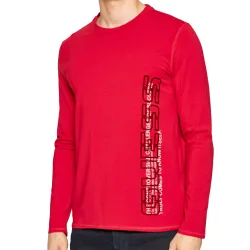 Sweat shirt homme Guess Original logo Rouge - ZESHOES
