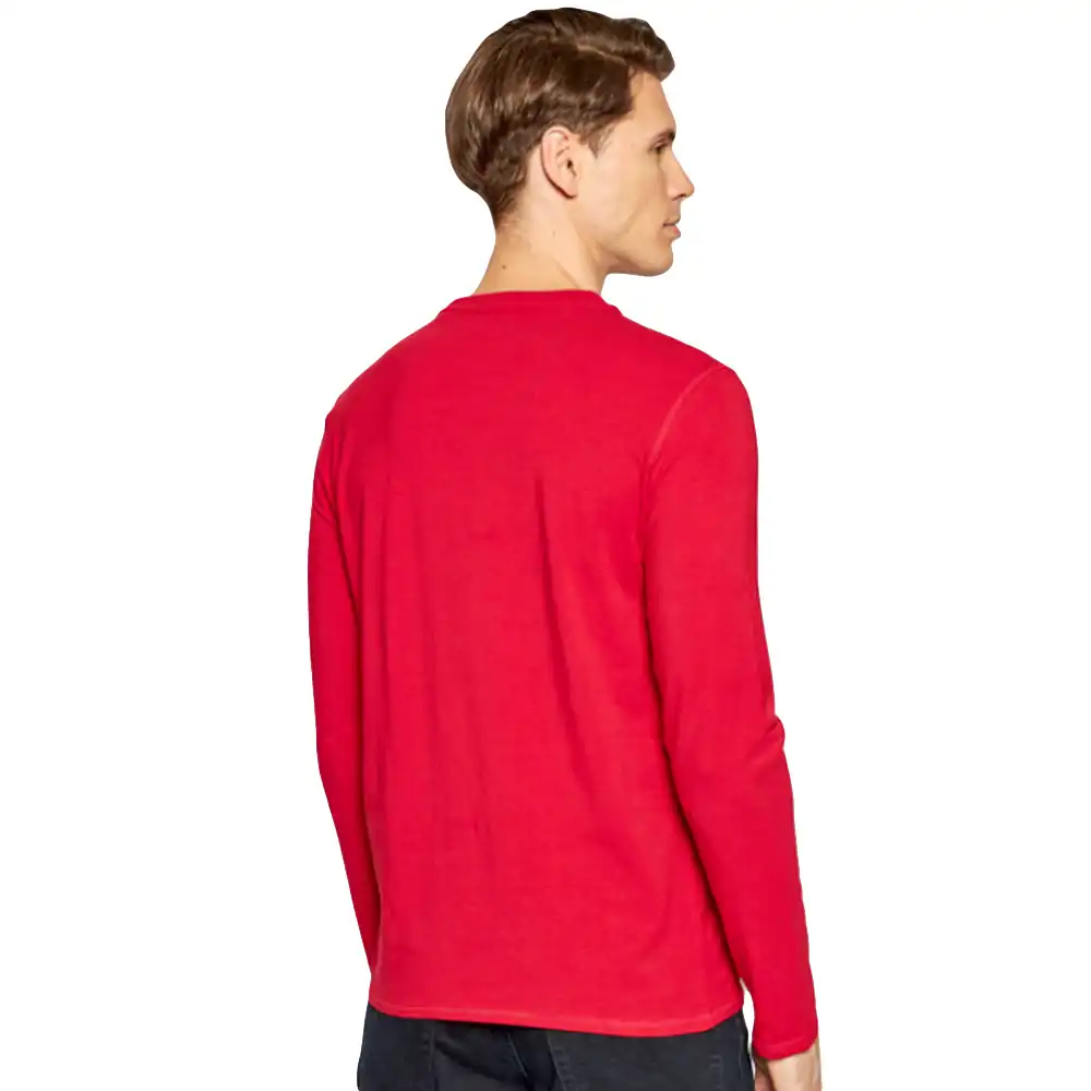 Sweat shirt homme Guess Original logo Rouge - ZESHOES