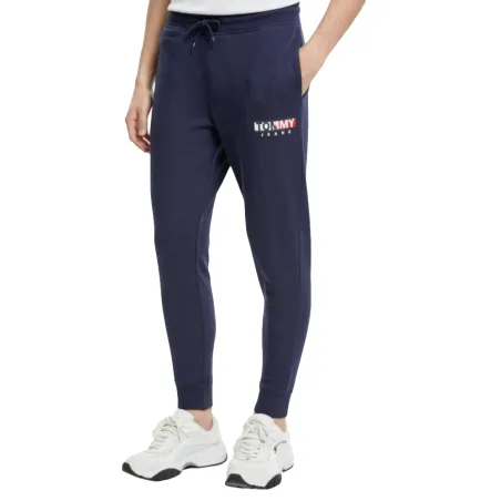 Pantalon jogging homme Tommy Jeans Bleu Original logo essential