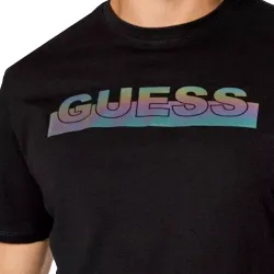 T shirt manche courte homme Guess Original logo Noir - ZESHOES T shirt manche courte homme Guess Original logo Noir - ZESHOES