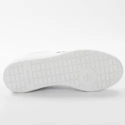 Basket basse femme Lacoste Carnaby evo tri Blanc - ZESHOES Basket basse femme Lacoste Carnaby evo tri Blanc - ZESHOES