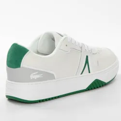 Basket basse homme Lacoste L001 Leather Blanc - ZESHOES Basket basse homme Lacoste L001 Leather Blanc - ZESHOES