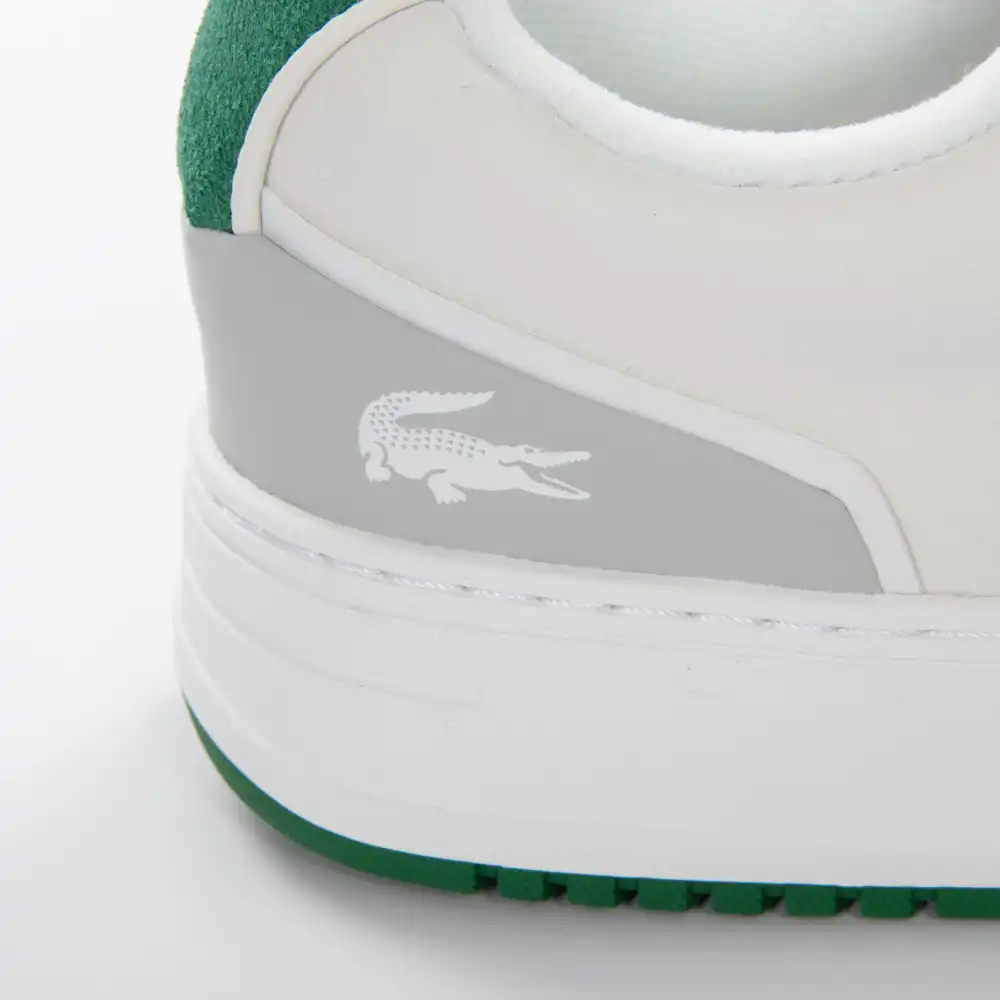 Basket basse homme Lacoste L001 Leather Blanc - ZESHOES Basket basse homme Lacoste L001 Leather Blanc - ZESHOES