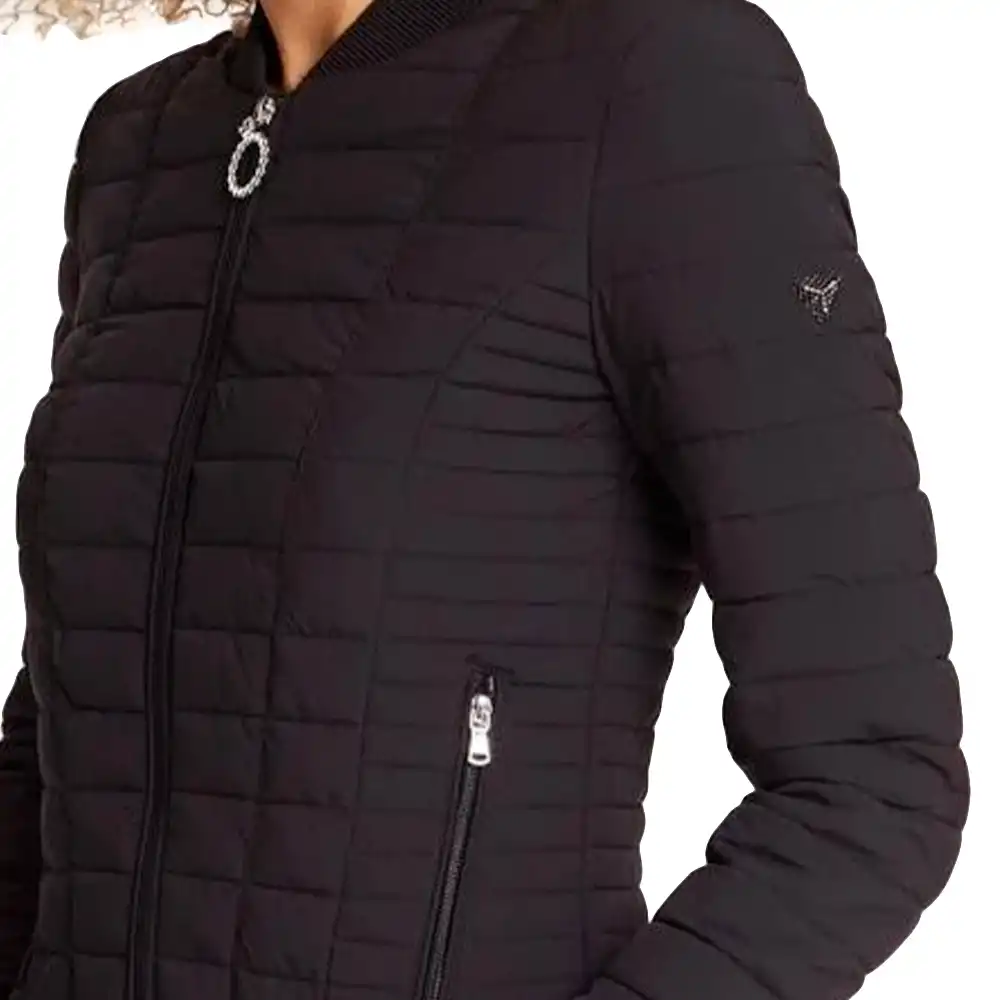 Doudoune femme Guess Vona style Noir - ZESHOES Doudoune femme Guess Vona style Noir - ZESHOES
