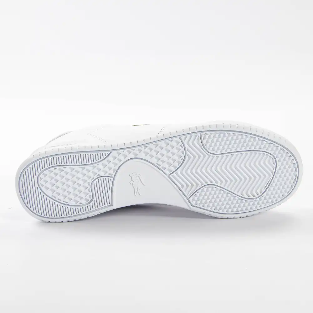 Basket de ville basse homme Lacoste Twin serve 0721 Blanc - ZESHOES Basket de ville basse homme Lacoste Twin serve 0721 Blanc - ZESHOES