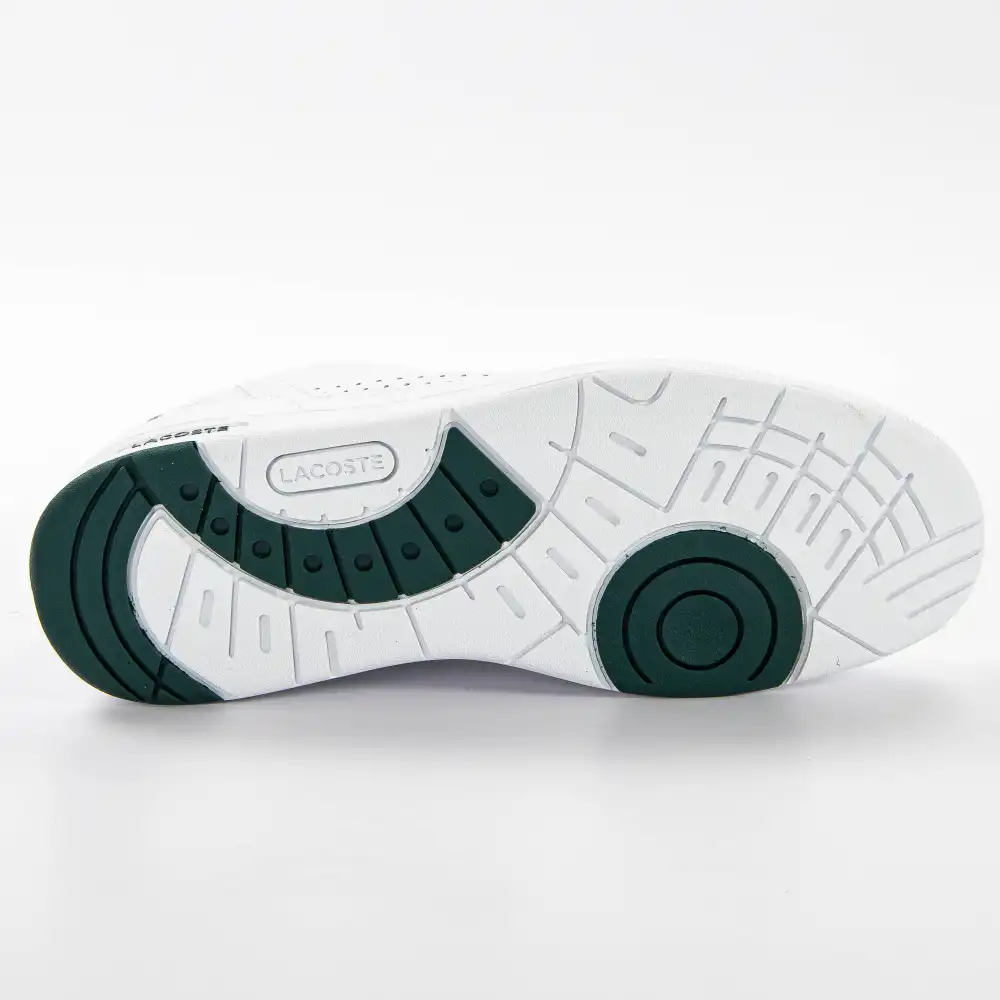 Basket de ville basse homme Lacoste T-clip 0121 Blanc - ZESHOES Basket de ville basse homme Lacoste T-clip 0121 Blanc - ZESHOES