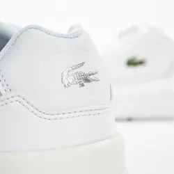 Basket de ville basse homme Lacoste T-clip 0121 Blanc - ZESHOES Basket de ville basse homme Lacoste T-clip 0121 Blanc - ZESHOES