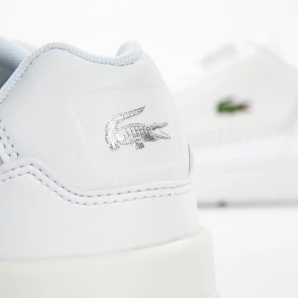 Basket de ville basse homme Lacoste T-clip 0121 Blanc - ZESHOES Basket de ville basse homme Lacoste T-clip 0121 Blanc - ZESHOES