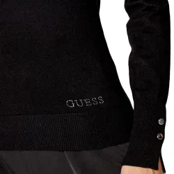 Pull femme Guess Elinor Noir - ZESHOES Pull femme Guess Elinor Noir - ZESHOES