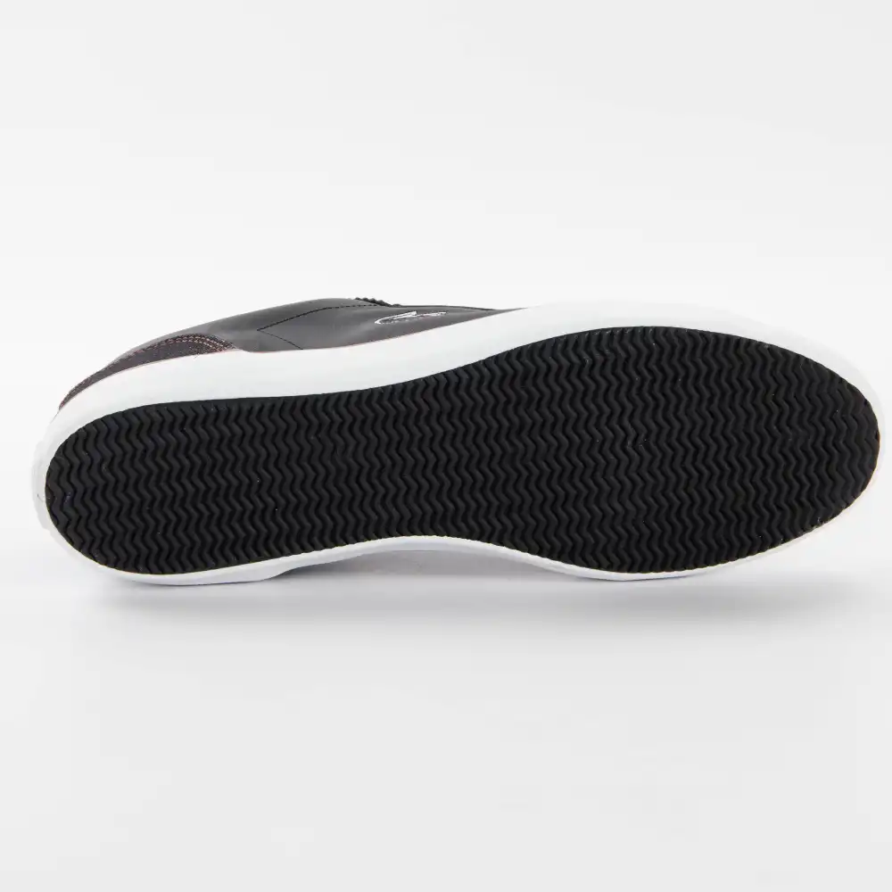 Basket basse homme Lacoste Lerond 317 Noir - ZESHOES Basket basse homme Lacoste Lerond 317 Noir - ZESHOES