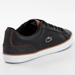 Basket basse homme Lacoste Lerond 317 Noir - ZESHOES Basket basse homme Lacoste Lerond 317 Noir - ZESHOES