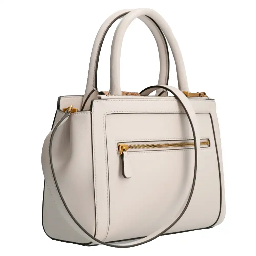 Sac a main femme Guess Bling python Blanc - ZESHOES Sac a main femme Guess Bling python Blanc - ZESHOES