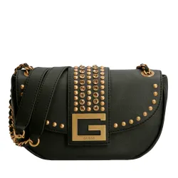 Pochette femme Guess Bling clou Noir - ZESHOES