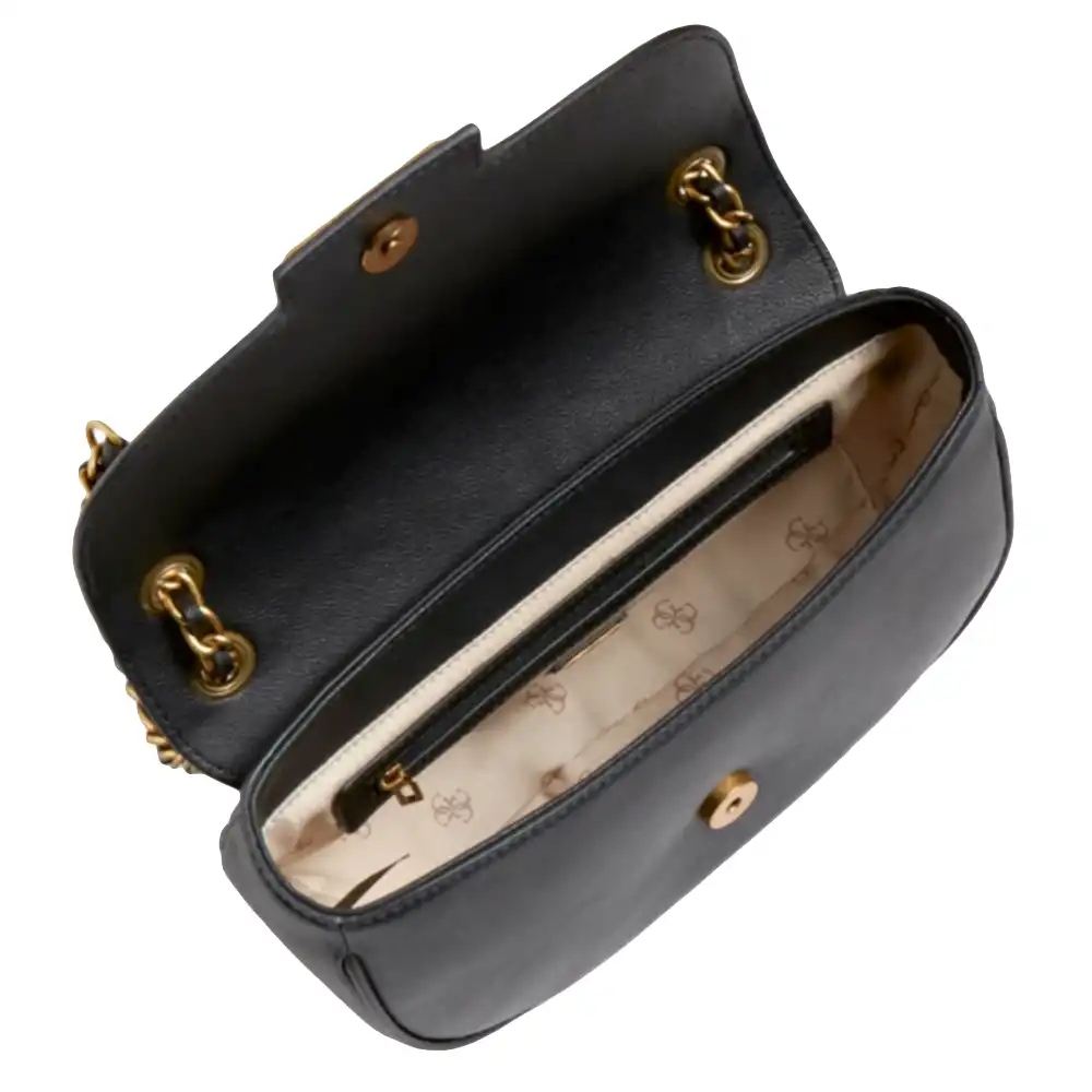 Pochette femme Guess Bling clou Noir - ZESHOES