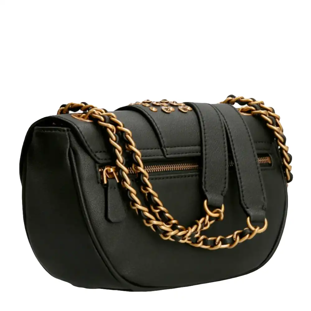 Pochette femme Guess Bling clou Noir - ZESHOES