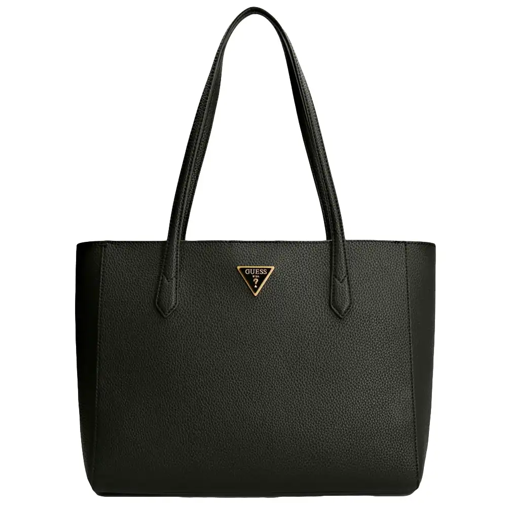 Sac a main femme Guess Downtown liso Noir - ZESHOES