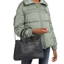 Sac a main femme Guess Safiano Noir - ZESHOES