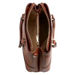 Sac a main femme Guess Cordelia saffiano Marron - ZESHOES