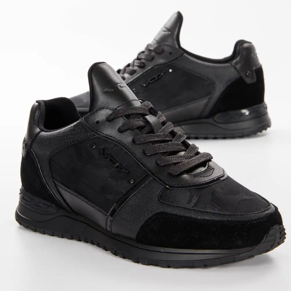 Basket basse homme VO7 Milan camo dark Noir - ZESHOES