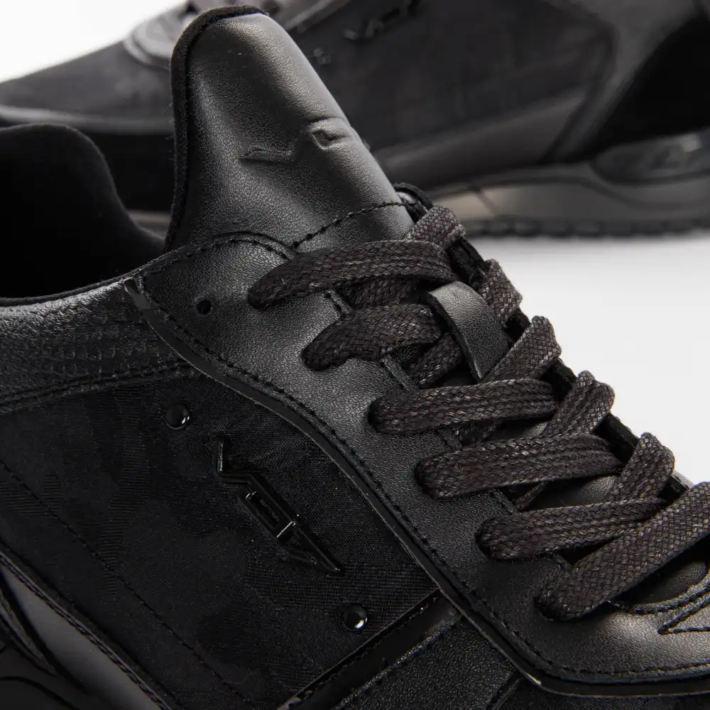 Basket basse homme VO7 Milan camo dark Noir - ZESHOES