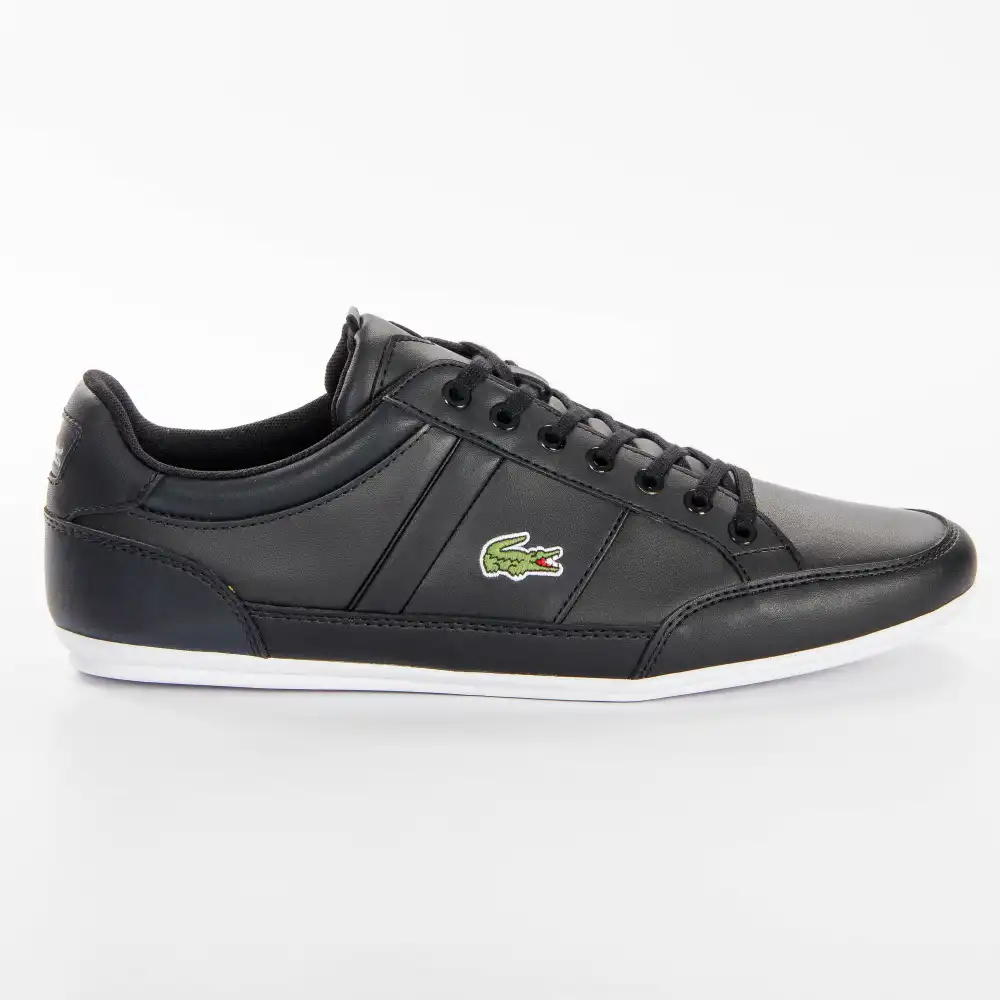 Basket de ville basse homme Lacoste Chaymon bl21 1 cma Noir - ZESHOES Basket de ville basse homme Lacoste Chaymon bl21 1 cma Noir - ZESHOES