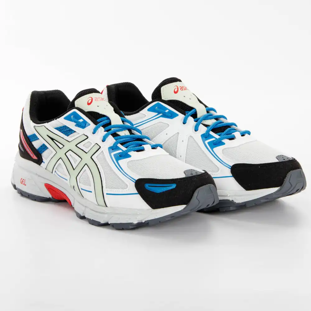 Chaussure running homme Asics Gel venture 6 Blanc - ZESHOES