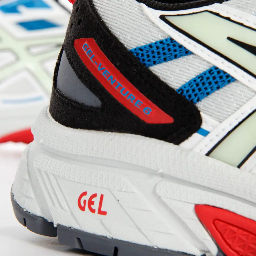 Chaussure running homme Asics Gel venture 6 Blanc - ZESHOES Chaussure running homme Asics Gel venture 6 Blanc - ZESHOES