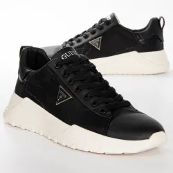 Basket basse homme Guess Original triangle Noir - ZESHOES