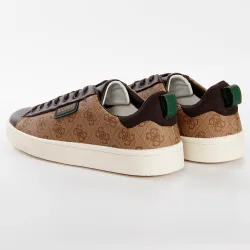 Basket de ville basse homme Guess Vintage logo Marron - ZESHOES