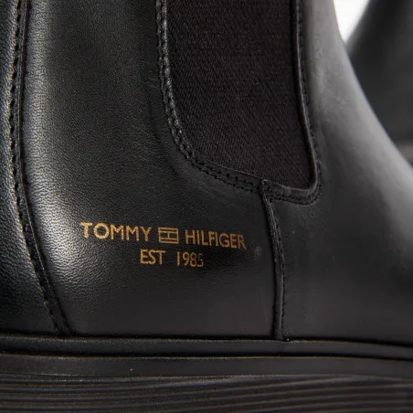 Produits victimes de leur succès Tommy Jeans Noir Monochromatic chelsea boot