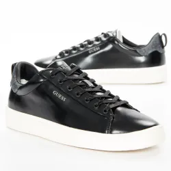 Basket basse homme Guess Original logo Noir - ZESHOES Basket basse homme Guess Original logo Noir - ZESHOES