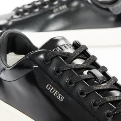 Basket basse homme Guess Original logo Noir - ZESHOES Basket basse homme Guess Original logo Noir - ZESHOES